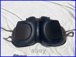 Beautiful and almost brand new Black and Dark Brown DP El Campo Saddle Beautiful and almost brand new Black and Dark Brown DP El Campo Saddle