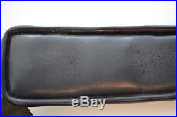 Black 32 Total Saddle Fit Shoulder Relief Leather Dressage Girth