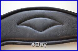 Black 32 Total Saddle Fit Shoulder Relief Leather Dressage Girth