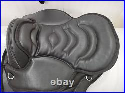 Black Bareback synthetic saddle + matching Girth + 14 Size For Horses Black Bareback synthetic saddle + matching Girth + 14 Size For Horses