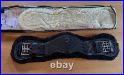 Black Kentucky Horsewear Vegan Anatomic Sheepskin Short Girth 60
