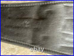 Black Leather Belly Comfort Girth English Dressage 34