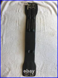 Black Leather Dreaaage Girth 28 New WO Tag