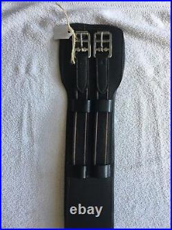 Black Leather Dreaaage Girth 28 New WO Tag