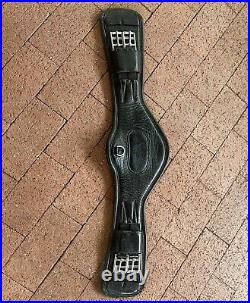 Black SCHLEESE DRESSAGE SOFT BUTTER LEATHER GIRTH 32 end to end