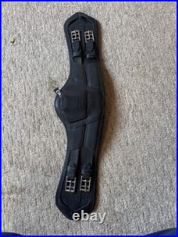 Black cwd anatomic dressage or jump girth, size 65