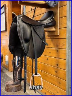 Brown N2 Dressage Saddle 18 Seat MW Tree Short Block Standard Gusset Brown N2 Dressage Saddle 18 Seat MW Tree Short Block Standard Gusset