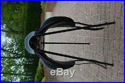 Butet Dressage Saddle 3 D 17.5 (Deep Seat) SFD 773 10 Black Close Contact