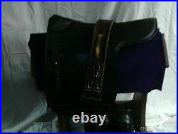 COUNTY COMPETITOR DRESSAGE SADDLE With STIRRUP AND LEATHERS, GIRTH COVER AND PAD