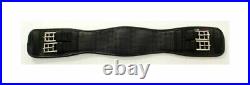 Comfortable Dressage Girth Elasticated Both Ends Black- 20-36 Free Shipping