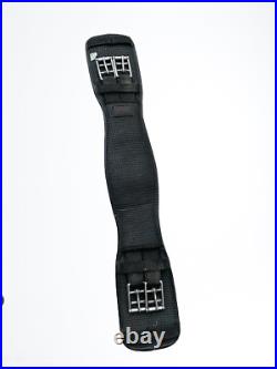 Comfortable Dressage Girth Elasticated Both Ends Black- 20-36 Free Shipping