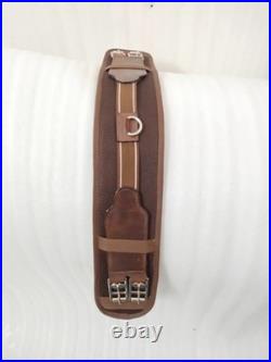 Comfortable Girth Elasticated Both Ends Brown 20 to 34 Free Shipping