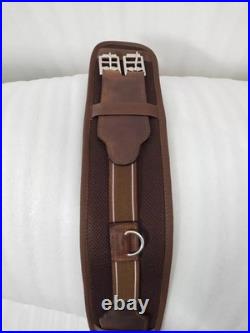 Comfortable Girth Elasticated Both Ends Brown 20 to 34 Free Shipping