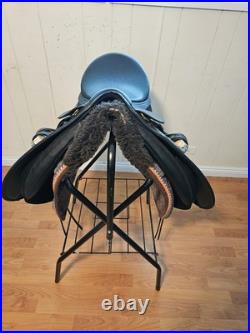 Complete Dressage Tack Package Wintec Saddle 17.5/Leather Bridle/Sheepswool Pad