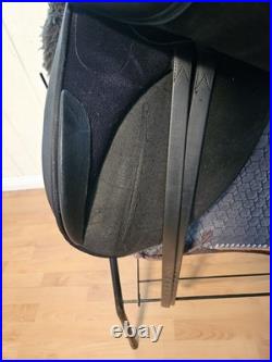 Complete Dressage Tack Package Wintec Saddle 17.5/Leather Bridle/Sheepswool Pad