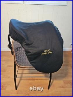 Complete Dressage Tack Package Wintec Saddle 17.5/Leather Bridle/Sheepswool Pad