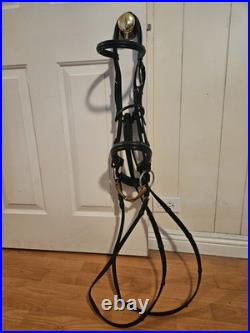 Complete Dressage Tack Package Wintec Saddle 17.5/Leather Bridle/Sheepswool Pad