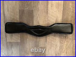 Contoured Dressage leather girth 22 inches