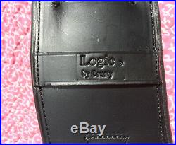 County Logic anatomically contoured leather dressage girth, black 32 inches NEW