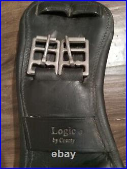 County Logic anotomic Girth 18in black leather