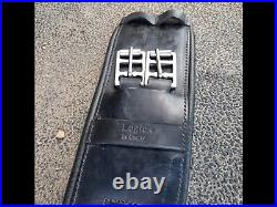 County Logic short/dressage black leather girth size 34