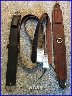 Cowboy Dressage Saddle by OSS Saddlery 16 seat Barbwire Trim Front/Rear Girths