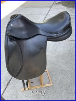 Custom Andy Foster Lauriche Classical Dressage Saddle, BLACK, GREAT CONDITION Custom Andy Foster Lauriche Classical Dressage Saddle, BLACK, GREAT CONDITION