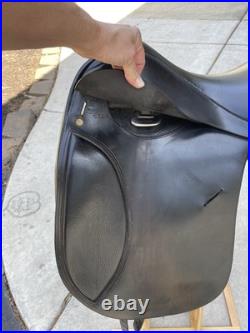 Custom Andy Foster Lauriche Classical Dressage Saddle, BLACK, GREAT CONDITION Custom Andy Foster Lauriche Classical Dressage Saddle, BLACK, GREAT CONDITION