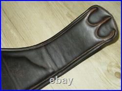 DEVOUCOUX Anatomically Shaped and Padded BROWN Dressage Girth Size 24 / 60cm