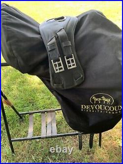 DEVOUCOUX MAKILA HARMONIE Dressage Saddle (2018) Full Buffalo Leather +Girth