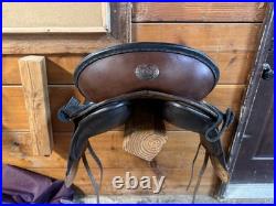 DP El Campo Shorty Saddle S2 Adjustable Gullet Tooled Leather with cover & girth