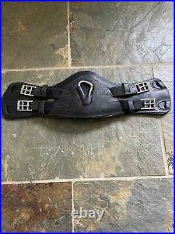 Devoucoux Black Short Girth with Snap Hook Size 50-20 Dressage or Jumping