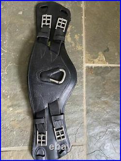 Devoucoux Black Short Girth with Snap Hook Size 50-20 Dressage or Jumping