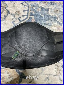 Devoucoux V Strap Black Padded Anatomical Girth Dressage Eventing 28-70 Cm