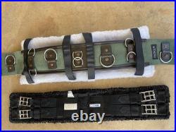 Dover Saddlery Padded Woven & Leather Lunging Horse Training Surcingle