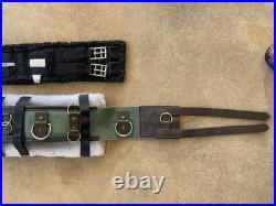 Dover Saddlery Padded Woven & Leather Lunging Horse Training Surcingle