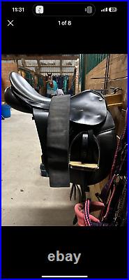 Drespari County Saddle, girth and stirrups included