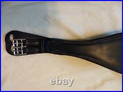 Dressage Girth, Euro American Saddlery, Wide, 8x36, French Leather, Brown