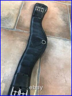 Dressage girth 26 inch Unicorn Saddlery Leather Black