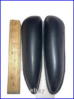 Dressage knee Blocks Black Detachable Hook And Loop Fastening Leather