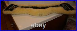 E. A. Mattes Crescent Short Girth with Detachable REAL SHEEPSKINS Cover 25