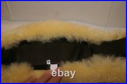 E. A. Mattes Crescent Short Girth with Detachable REAL SHEEPSKINS Cover 25