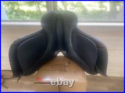 English Dressage/AP Saddle With Bridle, Reins, Snaffle Bit, Girth And Blanket