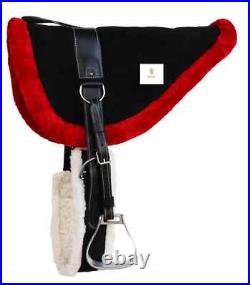 English Horse Riding Bareback Pad Premium Treeless Saddle Pad with Girth English Horse Riding Bareback Pad Premium Treeless Saddle Pad with Girth