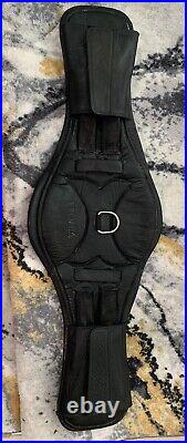 Eponia dressage girth 22 Black Leather