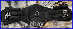 Eponia dressage girth 22 Black Leather