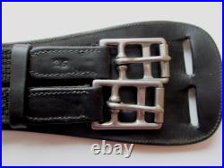 Euro American Saddlery EAS Leather Padded Dressage Horse Girth Black 26 28 Euro American Saddlery EAS Leather Padded Dressage Horse Girth Black 26 28