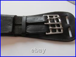 Euro American Saddlery EAS Leather Padded Dressage Horse Girth Black 26 28 Euro American Saddlery EAS Leather Padded Dressage Horse Girth Black 26 28