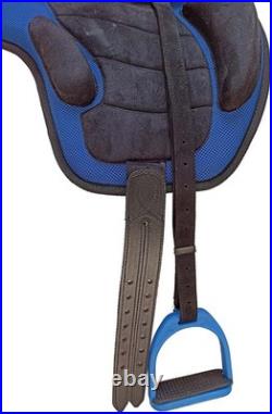 FREEMAX English All Purpose Synthetic Horse Saddle Treeless Suede Tack Size10-18 FREEMAX English All Purpose Synthetic Horse Saddle Treeless Suede Tack Size10-18