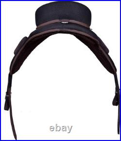 FREEMAX Horse Saddle All Purpose Synthetic Treeless Suede English Tack Size10-18